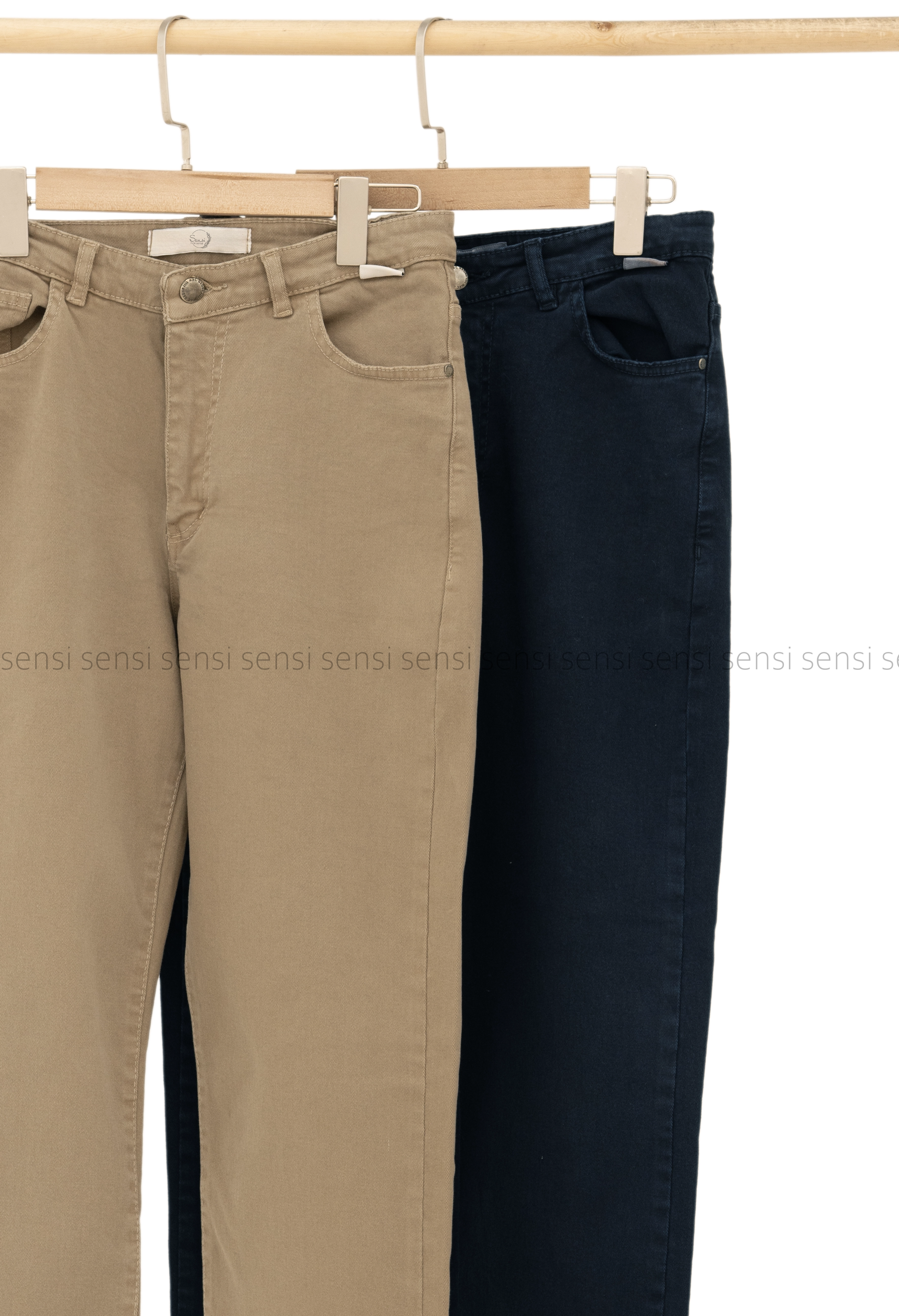 شلوار جین راسته دمپا کات کد1005226